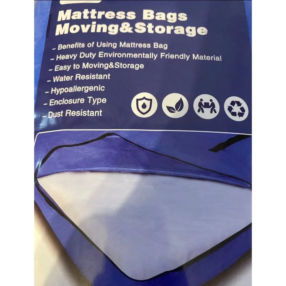 Mattress Bags for Moving and Storage,‎ Queen, Blue